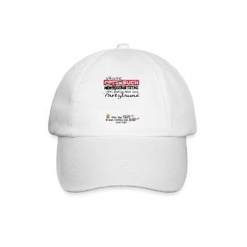 90th Birthday Man and Woman Guestbook - Baseball Cap - white/white - Front