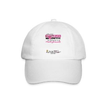 90th Birthday Man and Woman Guestbook - Baseball Cap - white/white - Front