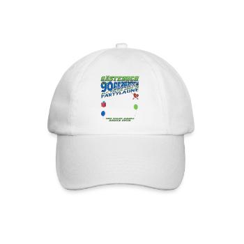 Livre d’or homme et femme 90e anniversaire - Casquette classique - blanc/blanc - Devant