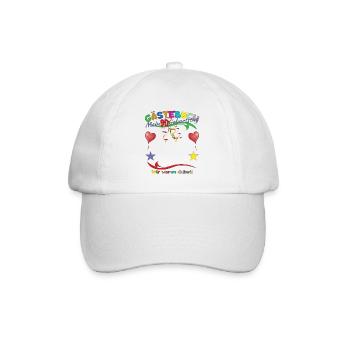 Livre d’or homme et femme 90e anniversaire - Casquette classique - blanc/blanc - Devant