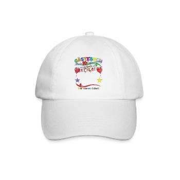 Livre d’or homme et femme 90e anniversaire - Casquette classique - blanc/blanc - Devant