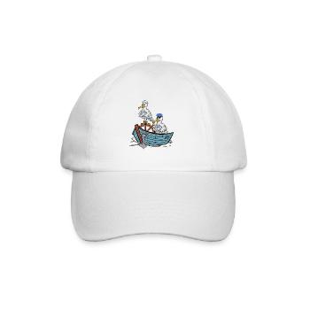 Seagulls, Seagull, Seafarers, Sailors, Travel Boat - Baseball Cap - white/white - Front