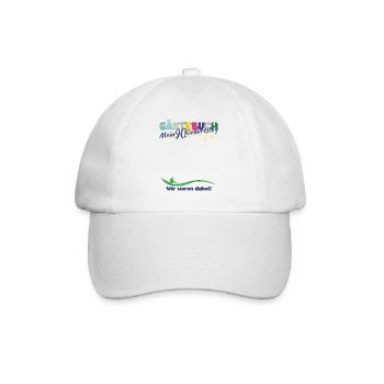 90th Birthday Man and Woman Guestbook - Baseball Cap - white/white - Front