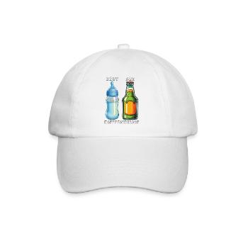 BÉBÉ PAPA BONNE FÊTE DES PÈRES - Casquette classique - blanc/blanc - Devant