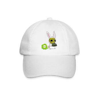 Lapin mignon qui pète - Casquette classique - blanc/blanc - Devant