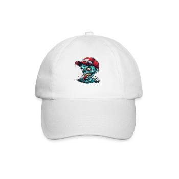 Casquette de baseball pour les jours de l’apocalypse zombie - Casquette classique - blanc/blanc - Devant
