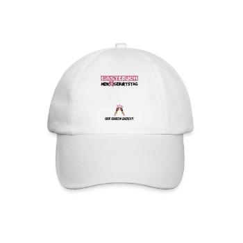 90th Birthday Man and Woman Guestbook - Baseball Cap - white/white - Front