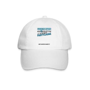90th Birthday Man and Woman Guestbook - Baseball Cap - white/white - Front