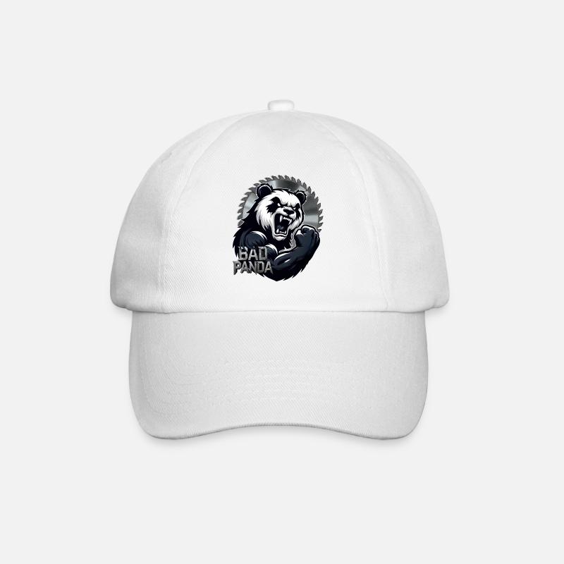 Bad Panda Rampage - Baseball Cap - white/white