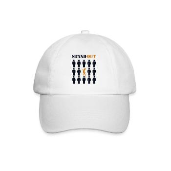 Herausragender Eidechsen-Gekkota-Schopfgecko-Experte - Baseballkappe - Weiß/Weiß - Vorne