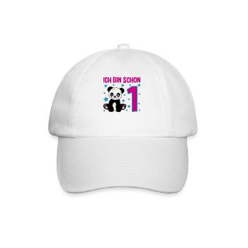 Panda Darling – 1 an de pure joie - Casquette classique - blanc/blanc - Devant