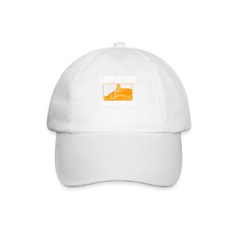 charpentier, charpentier, menuisier, charpentier, - Casquette classique - blanc/blanc - Devant