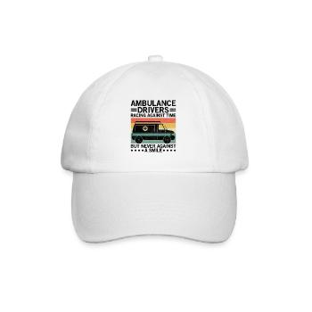 Les ambulanciers se lancent dans une course contre la montre EMS Paramedi - Casquette classique - blanc/blanc - Devant