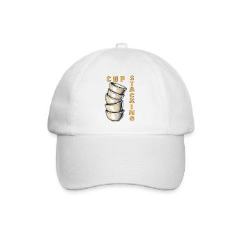 CUP STACKING - Baseball Cap - white/white - Front
