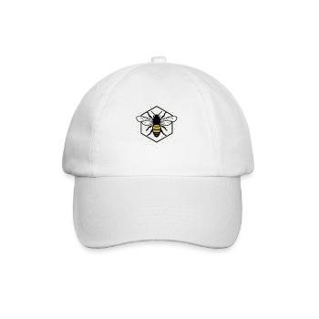 Beekeeper Bee Wasp - Baseball Cap - white/white - Front