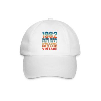 Edition limitée depuis 1982 Anniversaire Millésime 1982 - Casquette classique - blanc/blanc - Devant