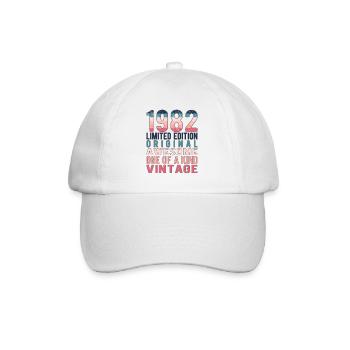 Edition limitée depuis 1982 Anniversaire Millésime 1982 - Casquette classique - blanc/blanc - Devant