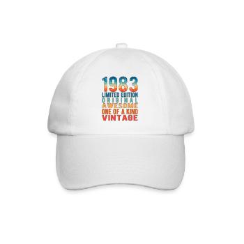 Edition limitée depuis 1983 Anniversaire Millésime 1983 - Casquette classique - blanc/blanc - Devant