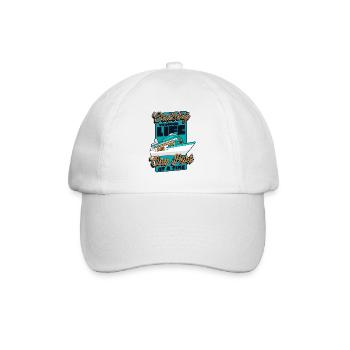 Croisière à travers la vie, un port à la fois - Casquette classique - blanc/blanc - Devant