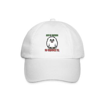mignon bébé yéti : la vie est folle - Casquette classique - blanc/blanc - Devant
