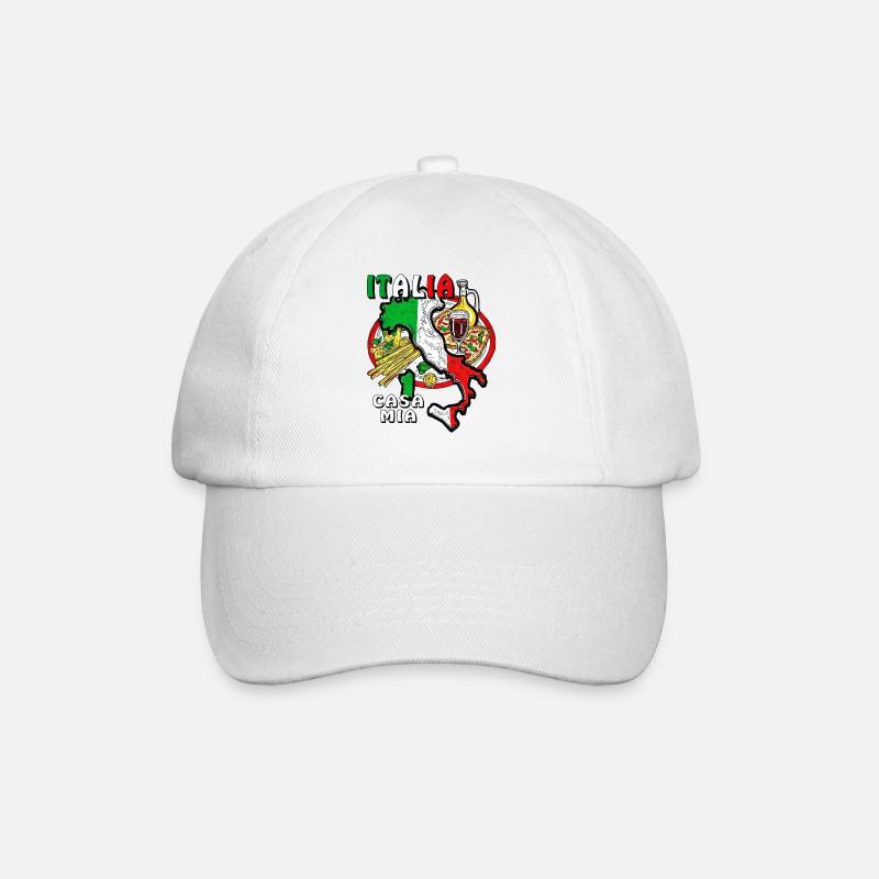 ITALIA CASA MIA - Casquette classique - blanc/blanc