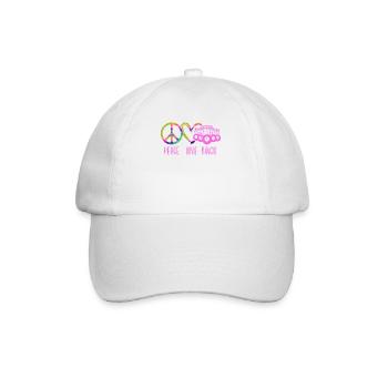 Bingo Player Peace Love Bingo - Baseball Cap - white/white - Front