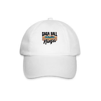 Gaga Ball Ninja Dodgeball Spiel Girls Boy Gaga Bal - Baseballkappe - Weiß/Weiß - Vorne