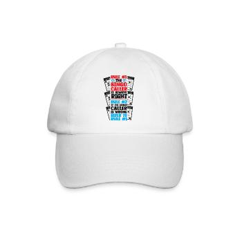 Règle du joueur de bingo #1 Le bingo - Casquette classique - blanc/blanc - Devant