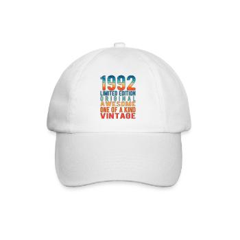 Edition Limitée Depuis 1992 Anniversaire Millésime 1992 - Casquette classique - blanc/blanc - Devant