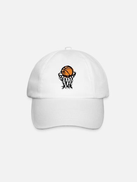 Panier de basket-ball - Casquette classique - blanc/blanc