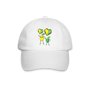Lemon, Lemon, Fruit, Fruit, Fruit, Lemon - Baseball Cap - white/white - Front