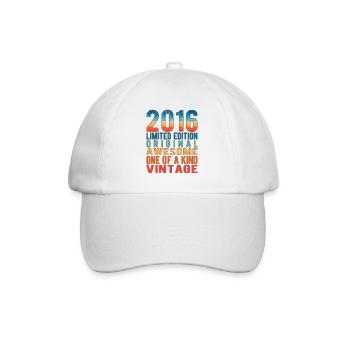 Edition limitée depuis 2016 Anniversaire Millésime 2016 - Casquette classique - blanc/blanc - Devant