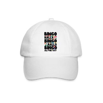 Boules de bingo de Noël Bingo Player - Casquette classique - blanc/blanc - Devant