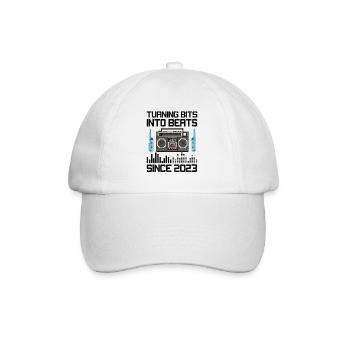 Chiptune Music Lover Groove to the Bleeps and Bloo - Baseball Cap - white/white - Front
