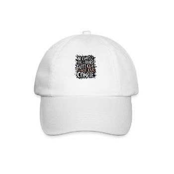 Ne comptez pas les jours, chaque jour compte - Casquette classique - blanc/blanc - Devant