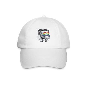 Love is Love – LGBTQIA+ Pride Herz Design - Baseballkappe - Weiß/Weiß - Vorne