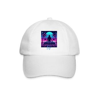 Dj - Baseballkappe - Weiß/Weiß - Vorne