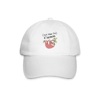 Isch Hann the Flemm Saarland Saarland dialect - Baseball Cap - white/white - Front