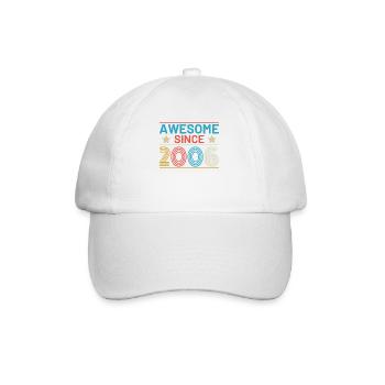 Vintage 2006 Birthday Retro Style Vintage - Baseball Cap - white/white - Front