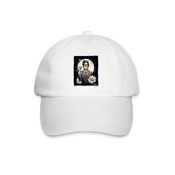 Japanese employee fights for freedom - Baseball Cap - white/white - Front