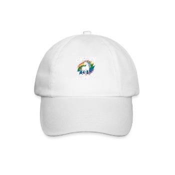 Sécurité des licornes Devise de la licorne Sécurité des licornes - Casquette classique - blanc/blanc - Devant