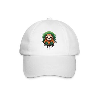 Sweat à capuche douillet paresseux - Casquette classique - blanc/blanc - Devant