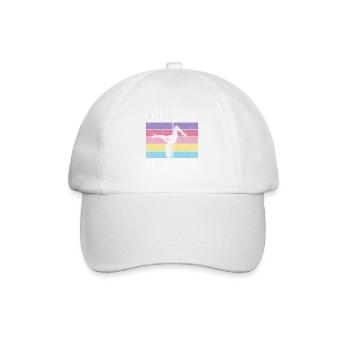 Danseur De Pole Dance, Pole Dance, Pole Dance - Casquette classique - blanc/blanc - Devant