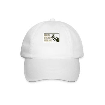 Bogensport Bogenschütze Bogenschießen Pfeil Bogen - Baseballkappe - Weiß/Weiß - Vorne