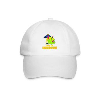 Chat Alien, OVNI, UAP, Espace, Objet Volant Spatial - Casquette classique - blanc/blanc - Devant