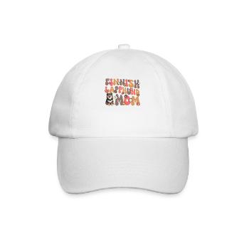 Maman finlandaise Lapone Groovy Lapphund - Casquette classique - blanc/blanc - Devant