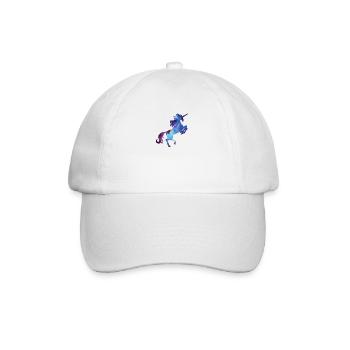 Sparkle Space Galaxy Magical Rainbow Unicorn Cool - Baseball Cap - white/white - Front