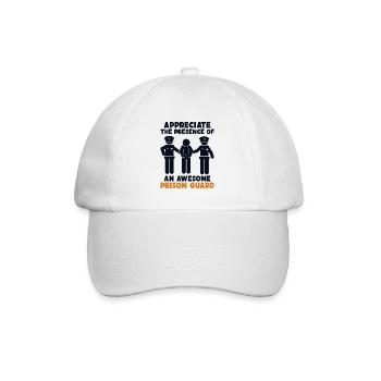 Schätzen Sie die Anwesenheit von Awesome Correctional - Baseballkappe - Weiß/Weiß - Vorne