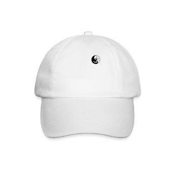 Ballon de volley-ball Joueur de volley-ball Symbole Yin-Yang - Casquette classique - blanc/blanc - Devant