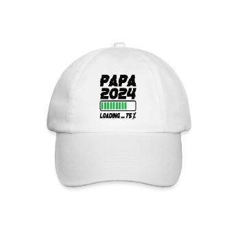 Papa 2024 Chargement - Casquette classique - blanc/blanc - Devant